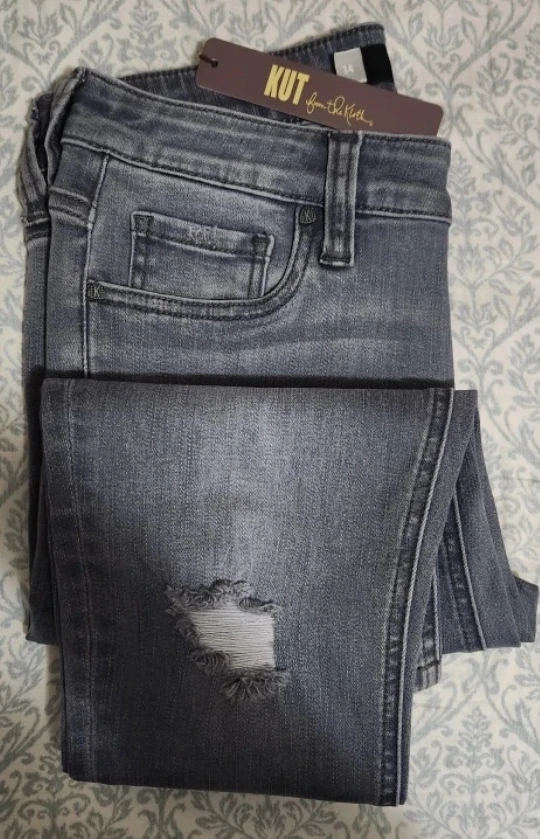 Kut From the Kloth Distressed Jeans Size 14 - photo 3
