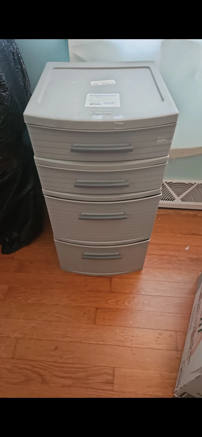 Brightroom 4-Drawer Storage Tower - Gray - photo 2
