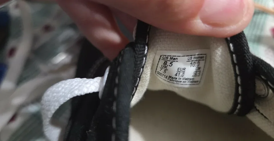 Vans Authentic Black Sneakers - US Men's 8.5 Women's 10 image indicator(2)