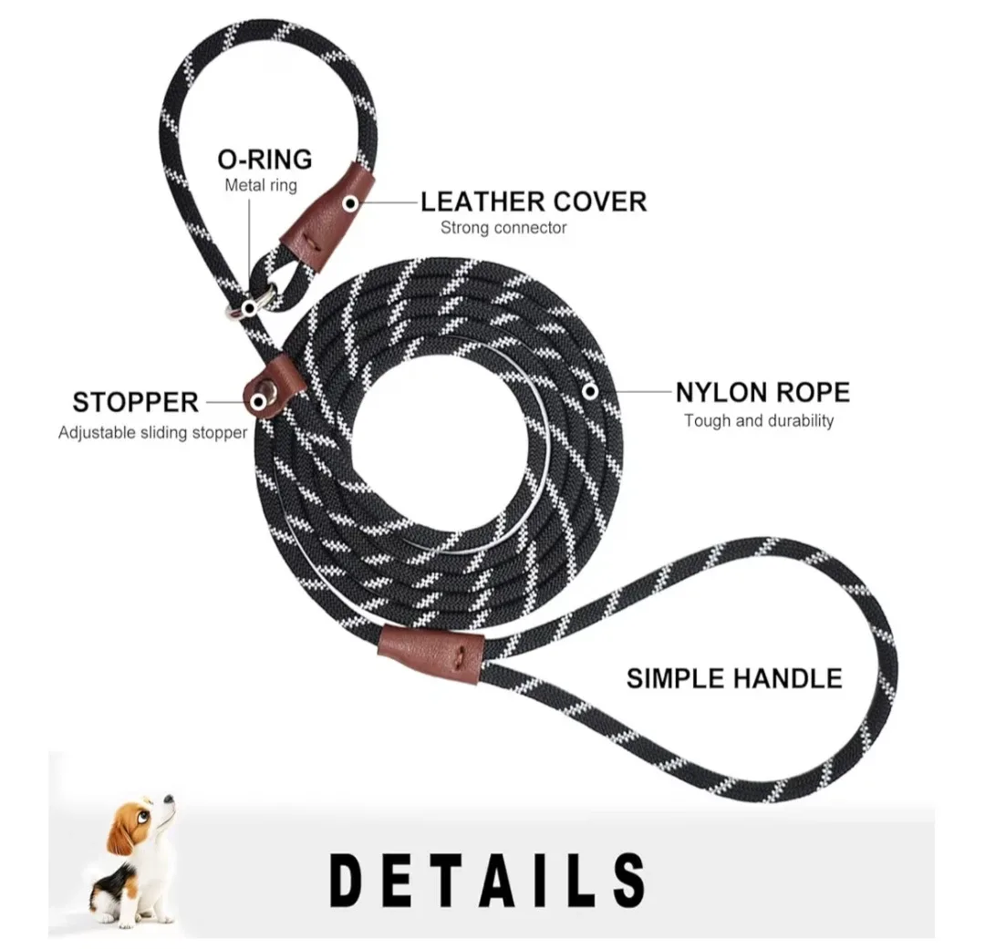 Slip Lead Dog Leash image indicator(5)