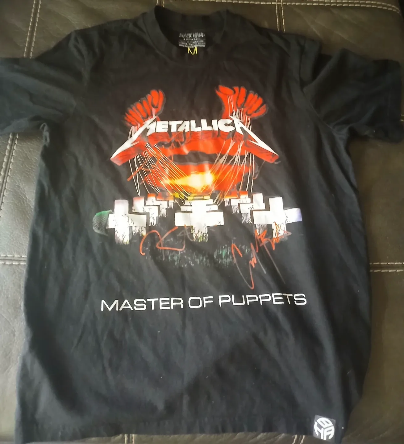 Metallica Master of Puppets Black T-Shirt - Size M