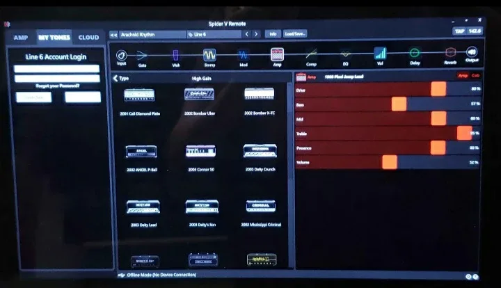 Line 6 Spider V 240HC Guitar Amplifier Head & Cabinet image indicator(3)