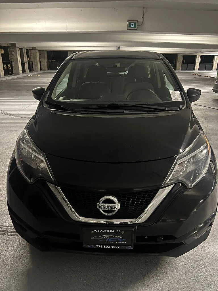 Black Nissan Versa Note
