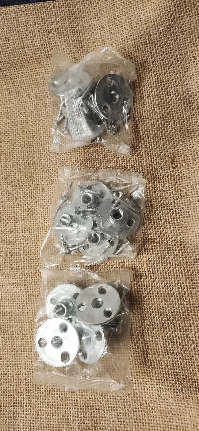 12 sofa leg anchors with screws