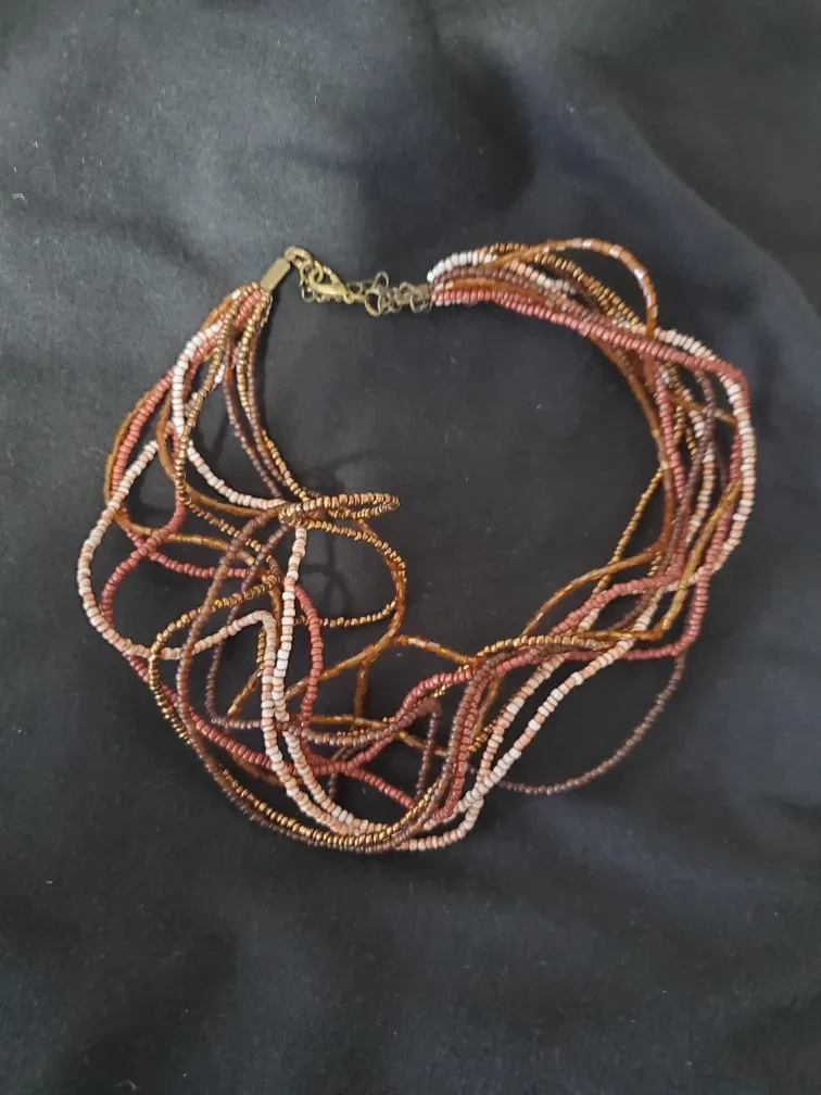 Beaded Multi-Strand Necklace image indicator(2)