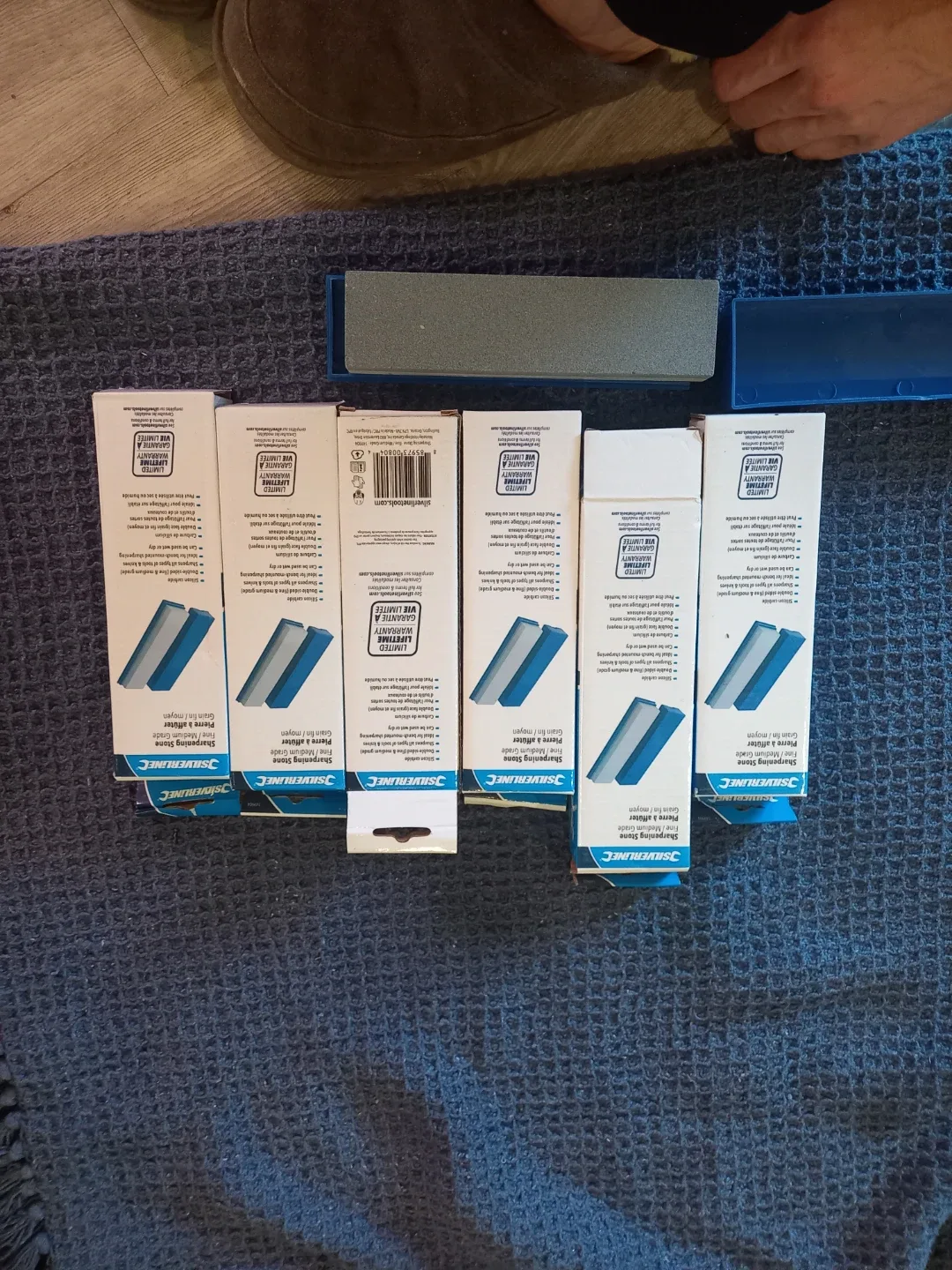 Silverline Sharpening Stone, Fine/Medium Grade