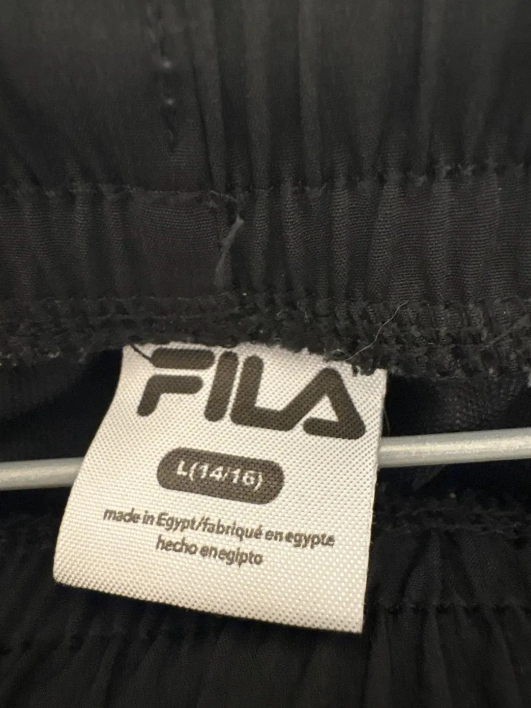 Fila Black Cargo Pants - Size L (14/16) image indicator(3)