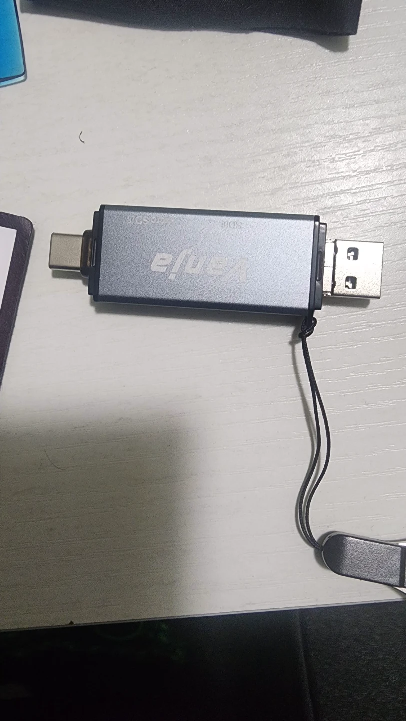 Vanjia 3-in-1 Memory Card Reader - USB C/Micro USB/USB - photo 3