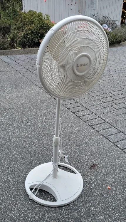 Lasko White Stand Fan