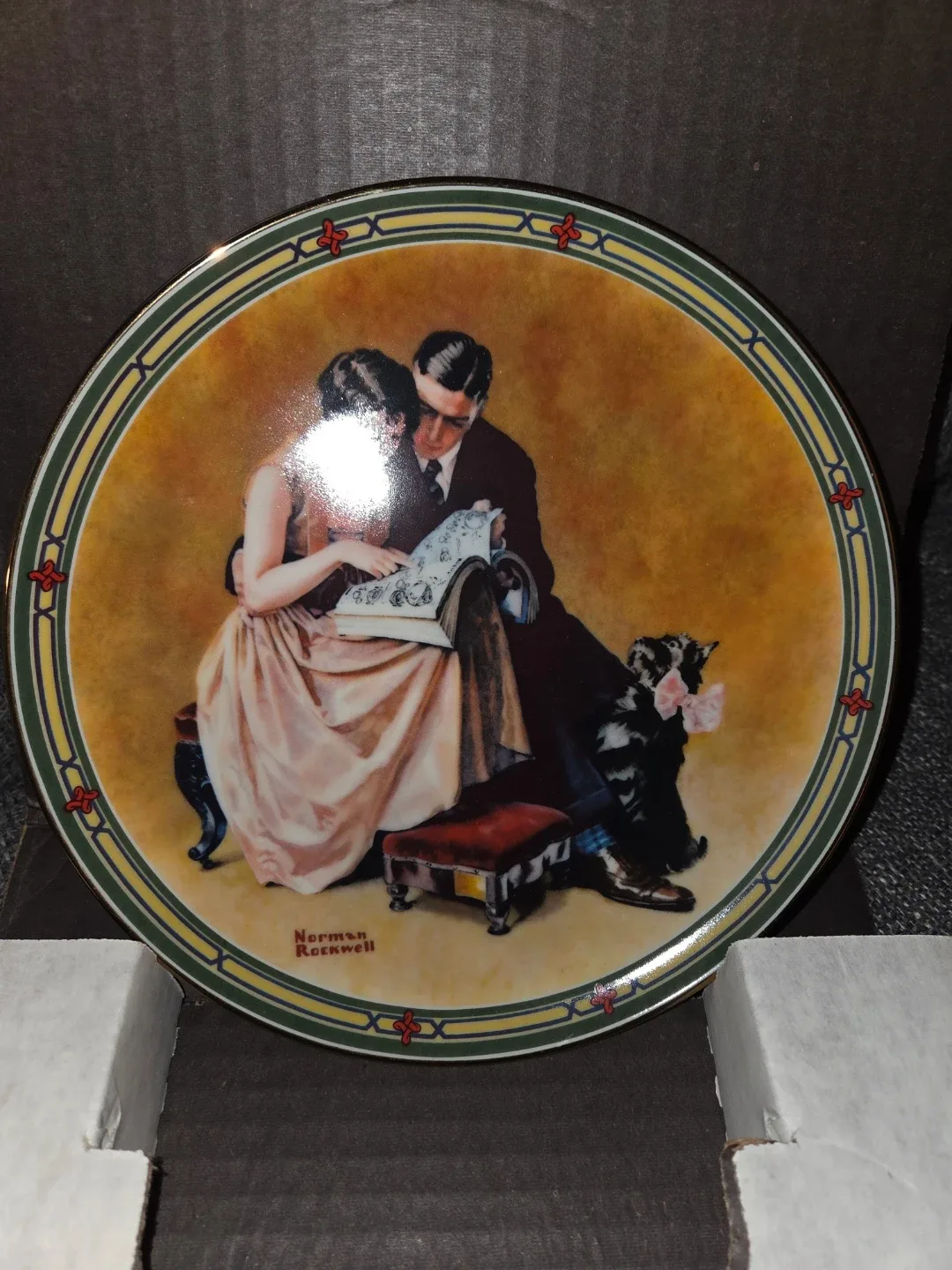 Norman Rockwell "A Couple's Commitment" Plate image indicator(3)