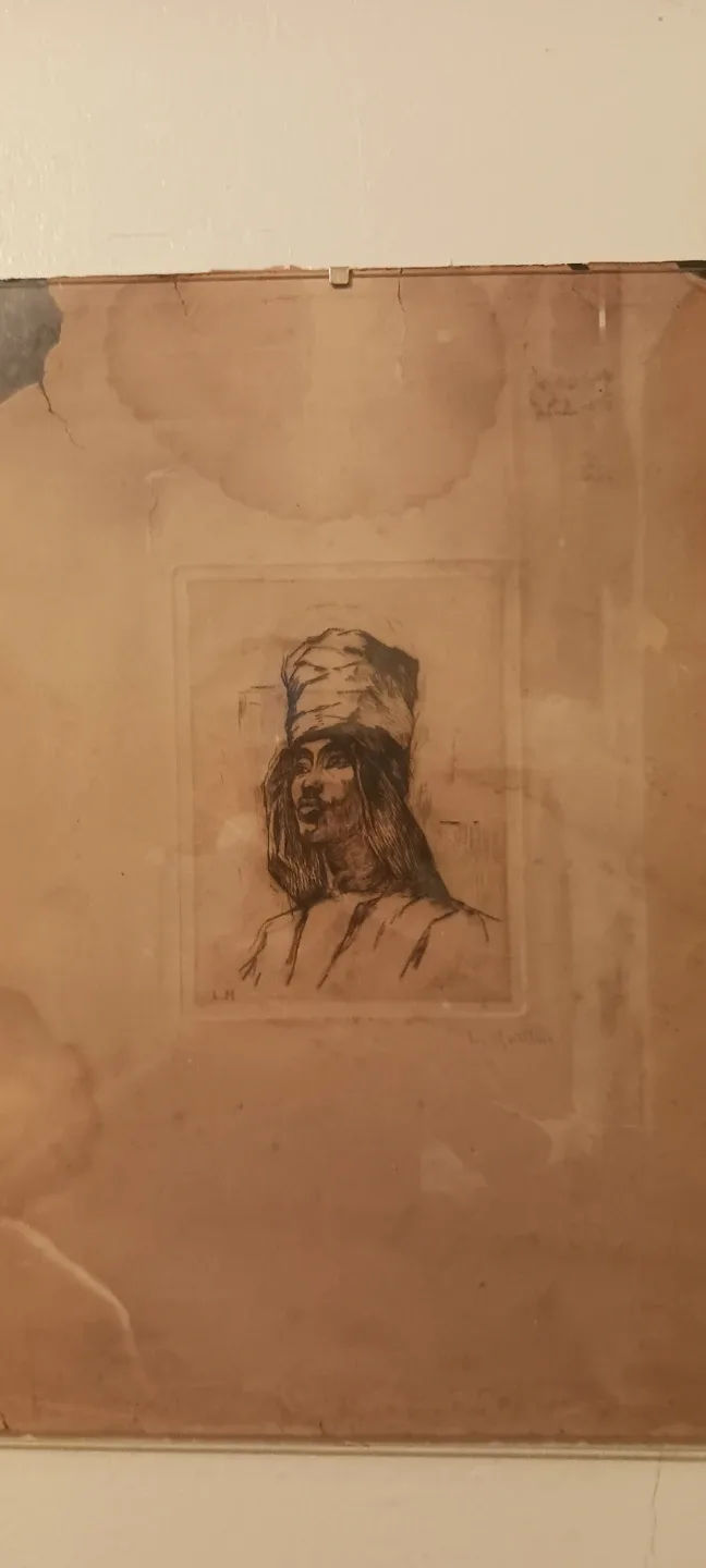 Old Vintage Drawing Wall Decor thumbnail