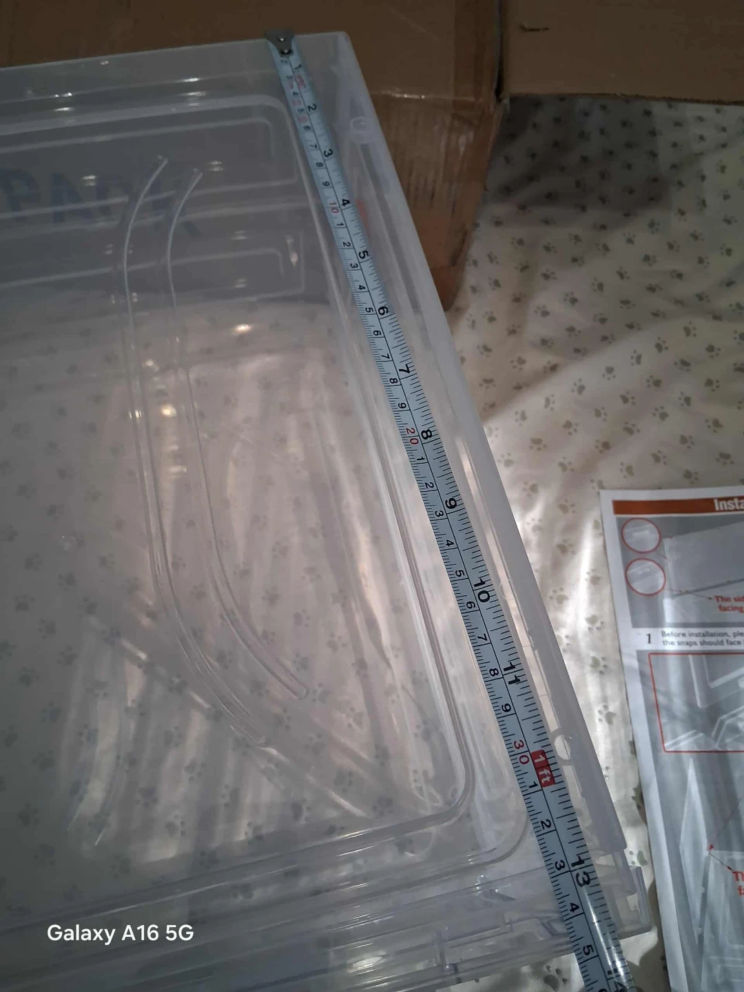 Clear Stackable Shoe Storage Box, Size 11 US - photo 3