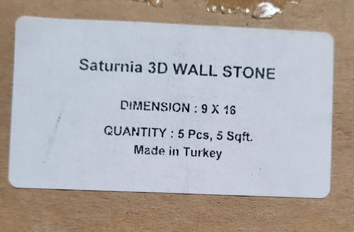 Saturnia 3D Wall Stone Tiles (9x16) image indicator(3)