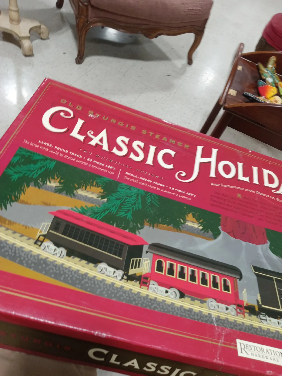 Restoration Hardware Classic Holiday Train Set image indicator(2)