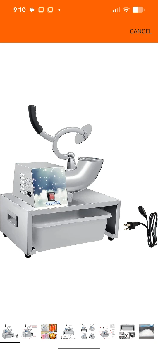 Ice shaver Machine