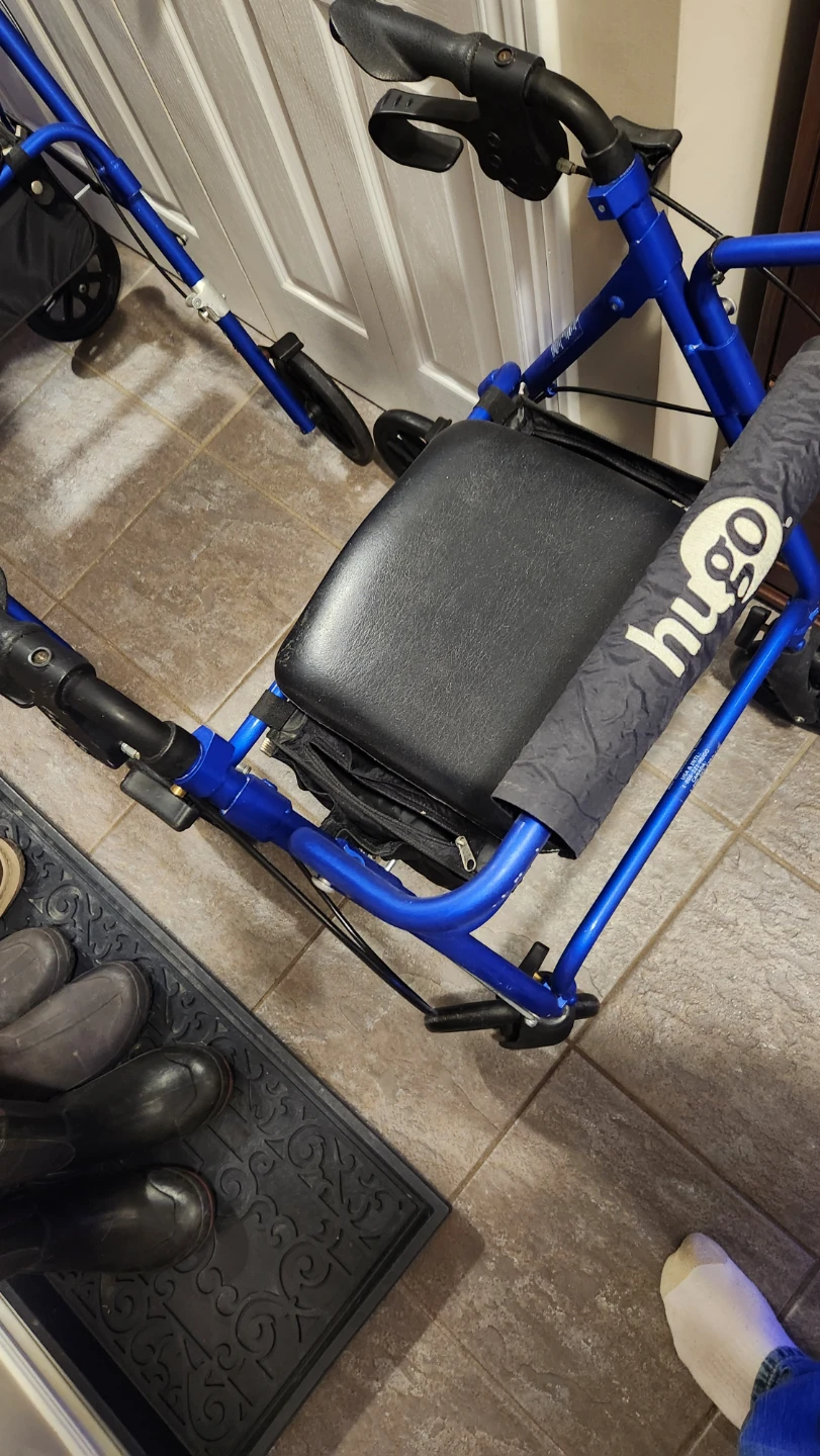 Hugo Mobility Blue Rollator Walker