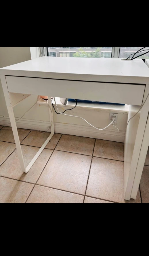 IKEA MICKE White Desk - 28 3/4x19 5/8" - photo 3