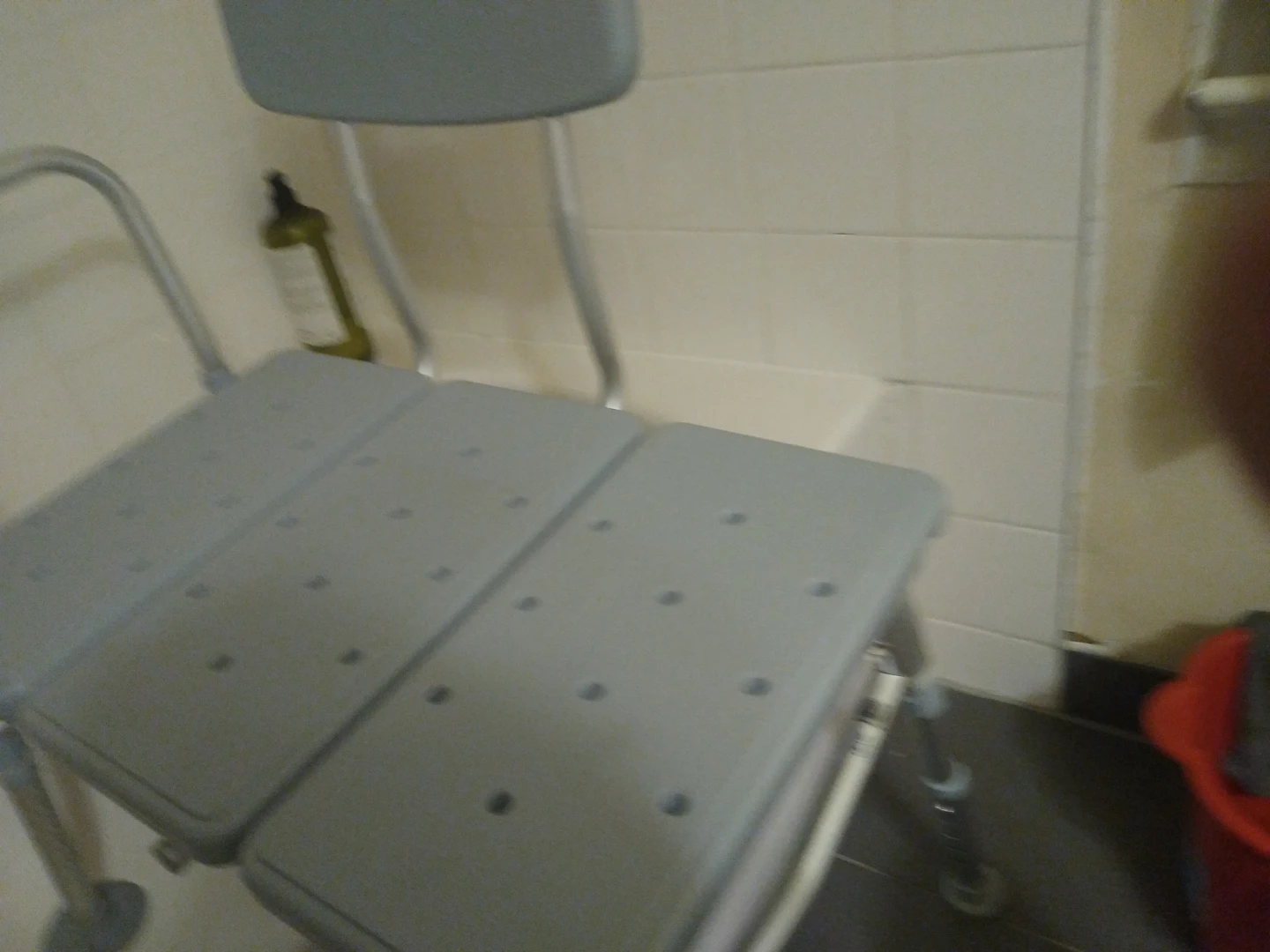 Shower chair and transfer bench