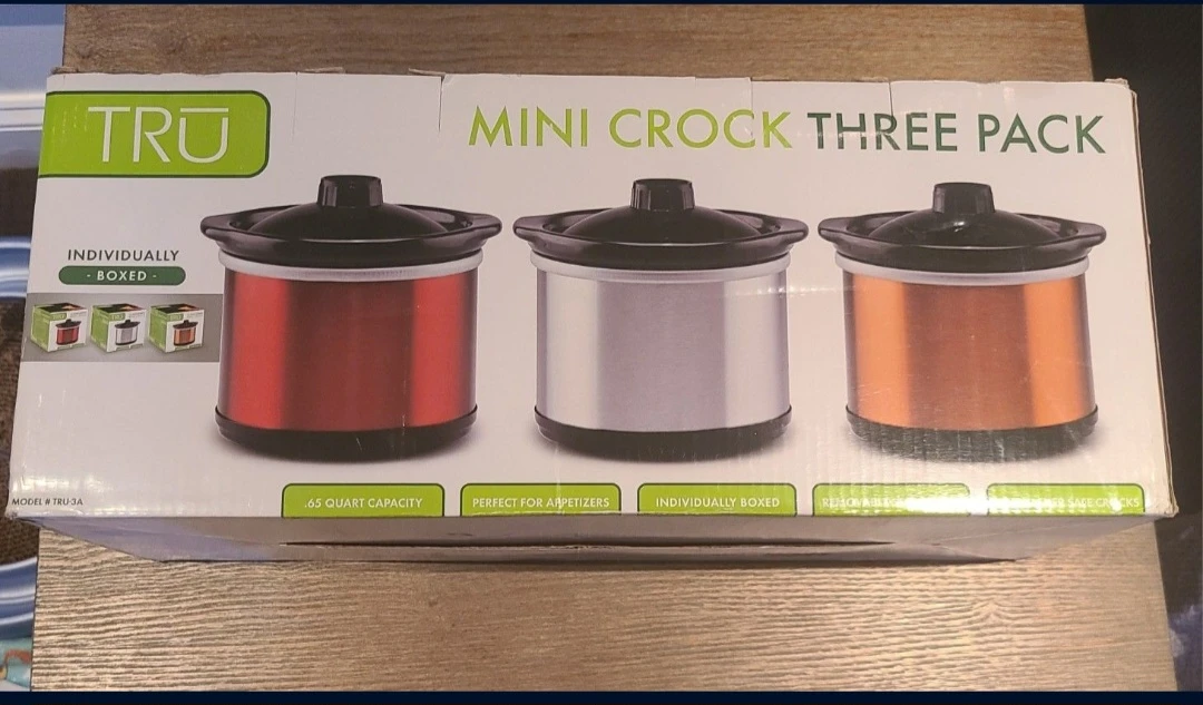 TRU Mini Crock Three Pack - New in Box!