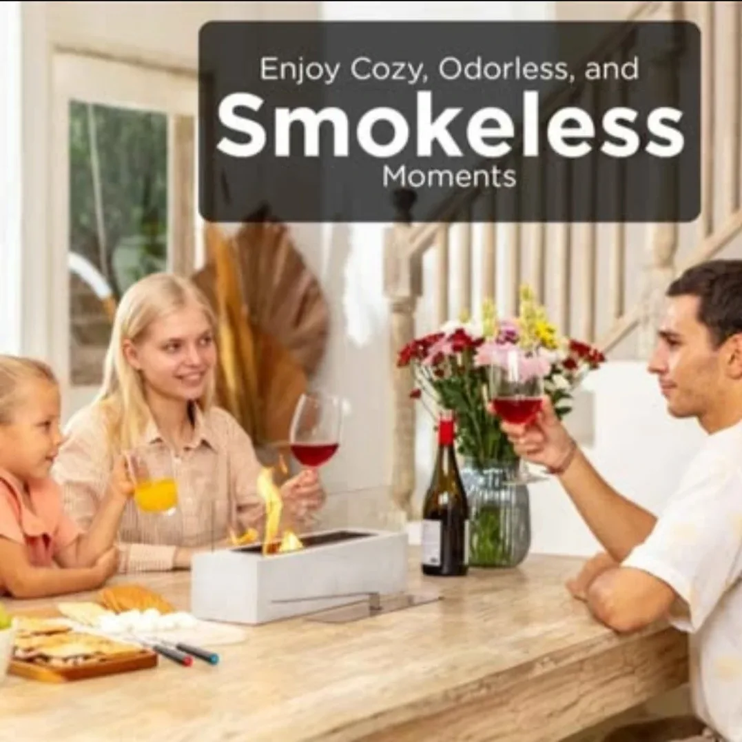 Tabletop Fire Pit Smores Maker Kit Indoor & Outdoor with ... image indicator(4)