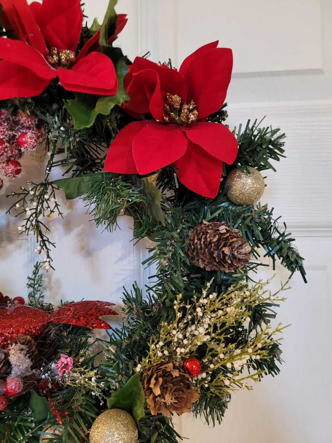 Crafted Christmas Wreath with Cardinal image indicator(6)