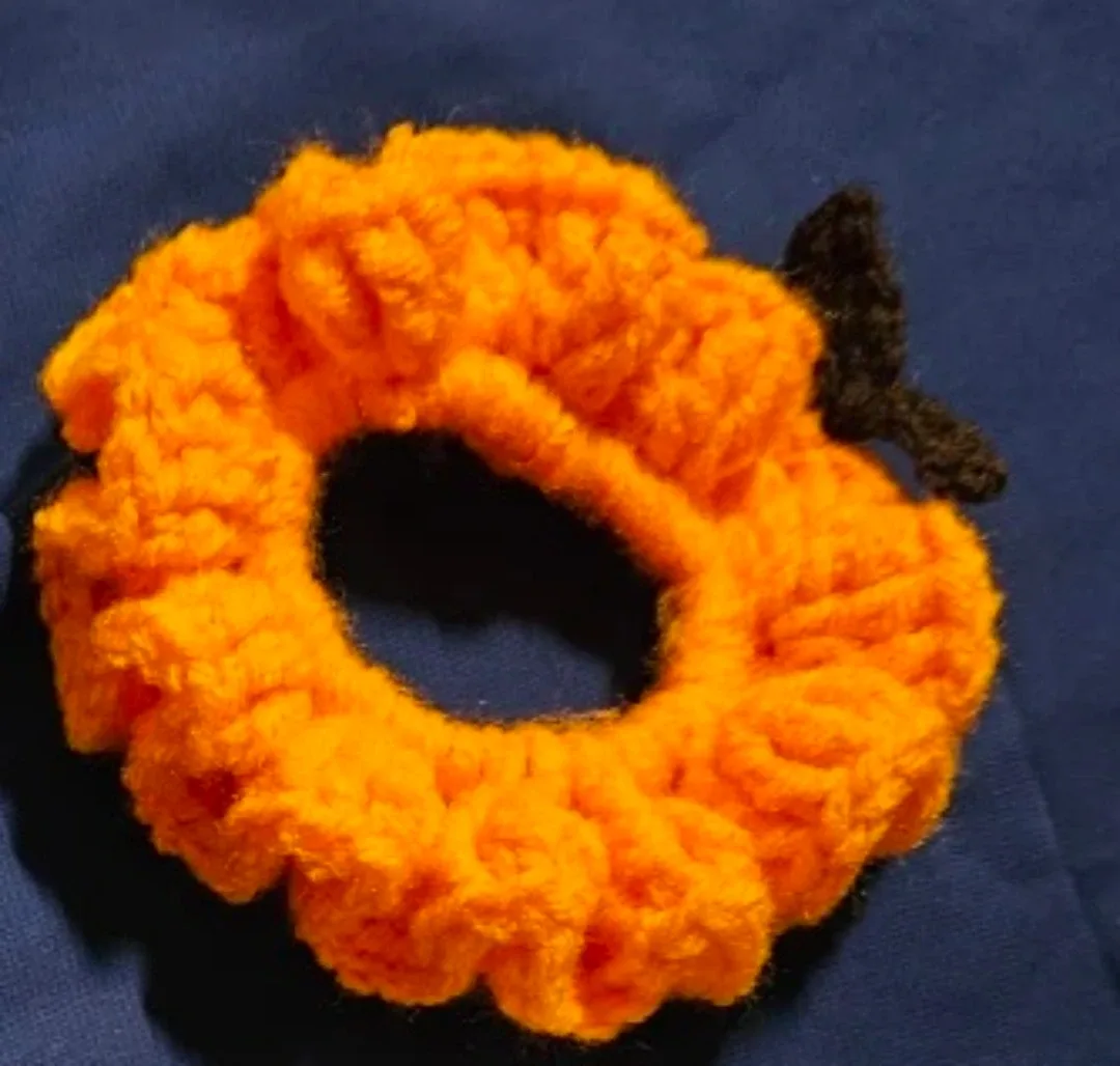 Pumpkin Scrunchie