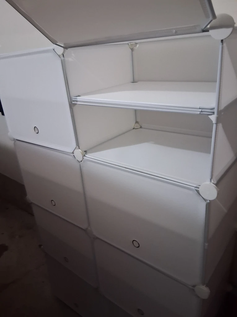 White Modular Cube Storage Shelf - photo 2