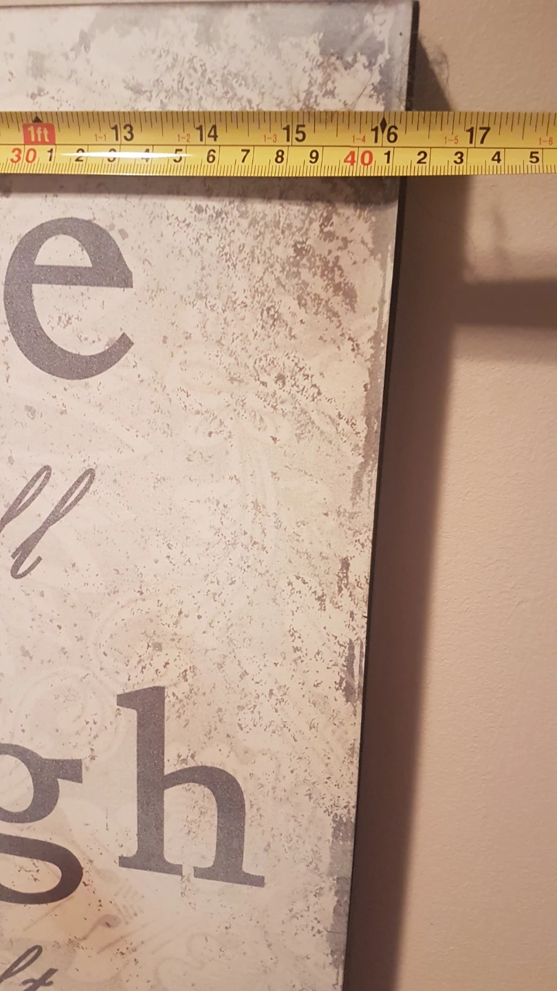Live Laugh Love Wall Decor - 16x30 inches - photo 3