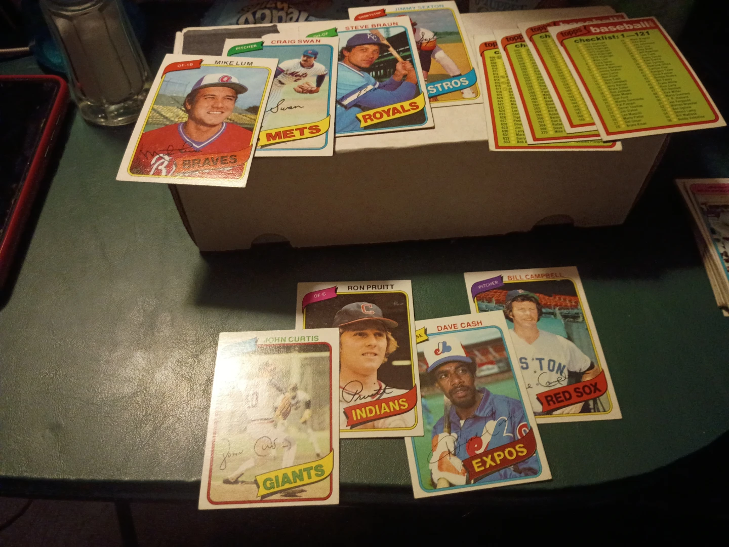 1980 Vintage Baseball Cards Set Collection - photo 3