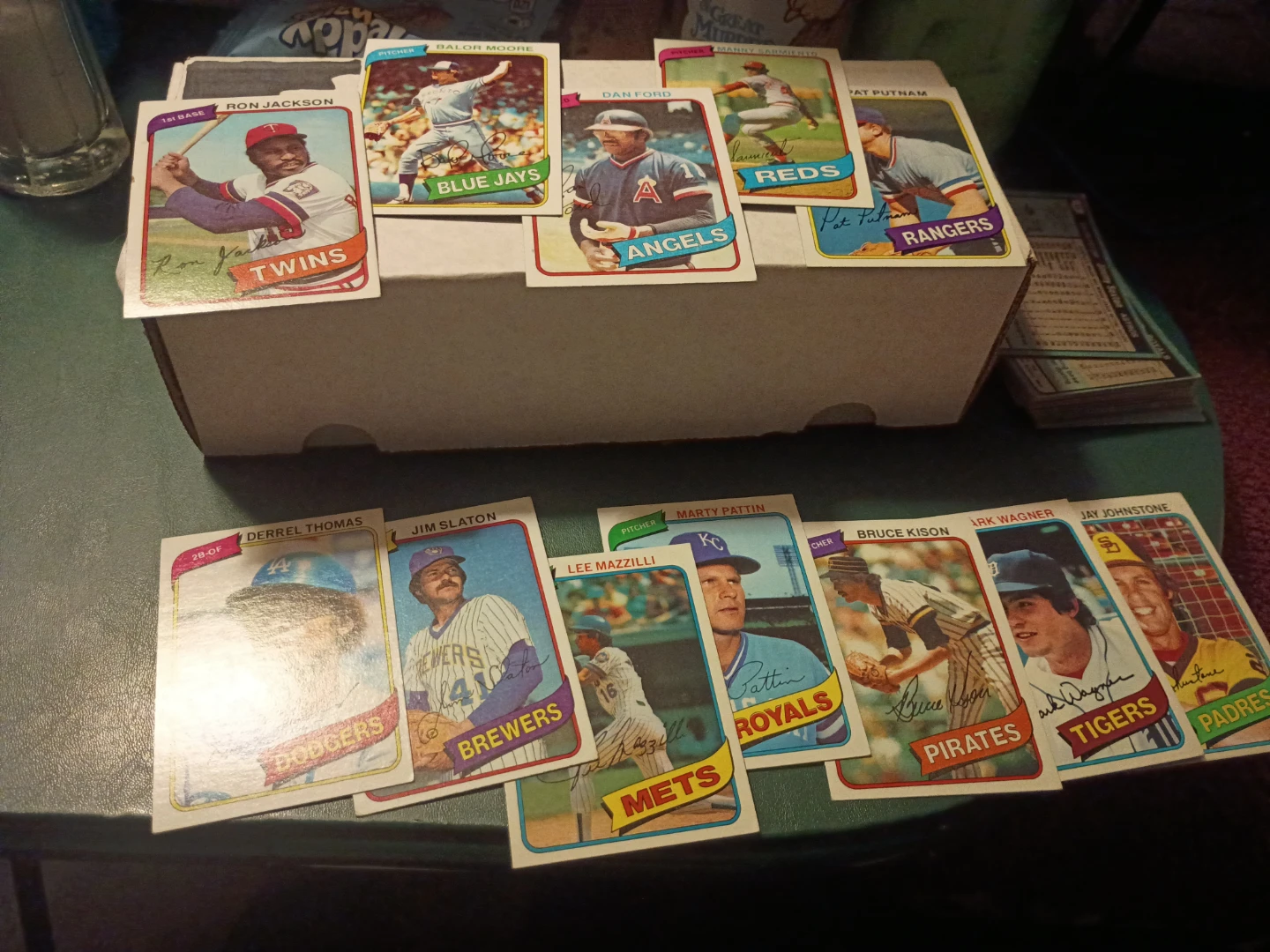 1980 Vintage Baseball Cards Set Collection - photo 4
