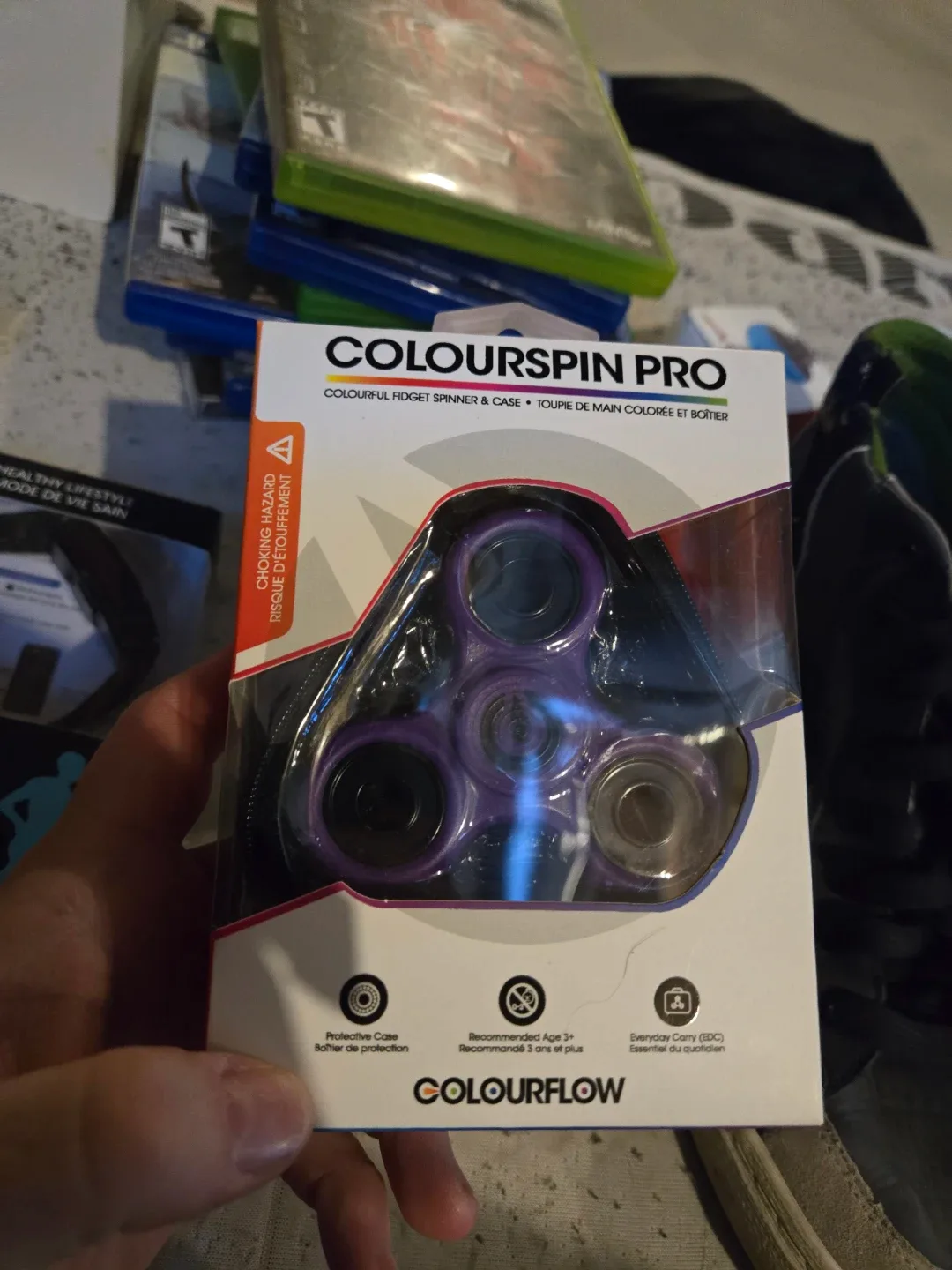 Colourflow Colourspin Pro Fidget Spinner - New in Box! image indicator(4)