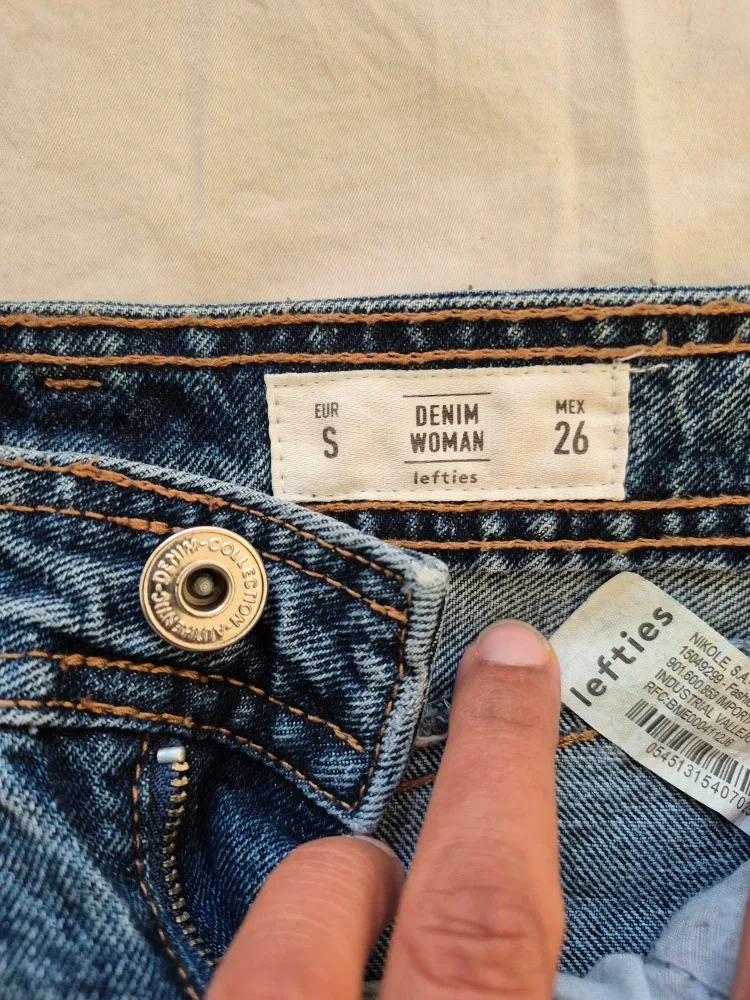 Lefties Denim Woman Skirt - Size S image indicator(3)