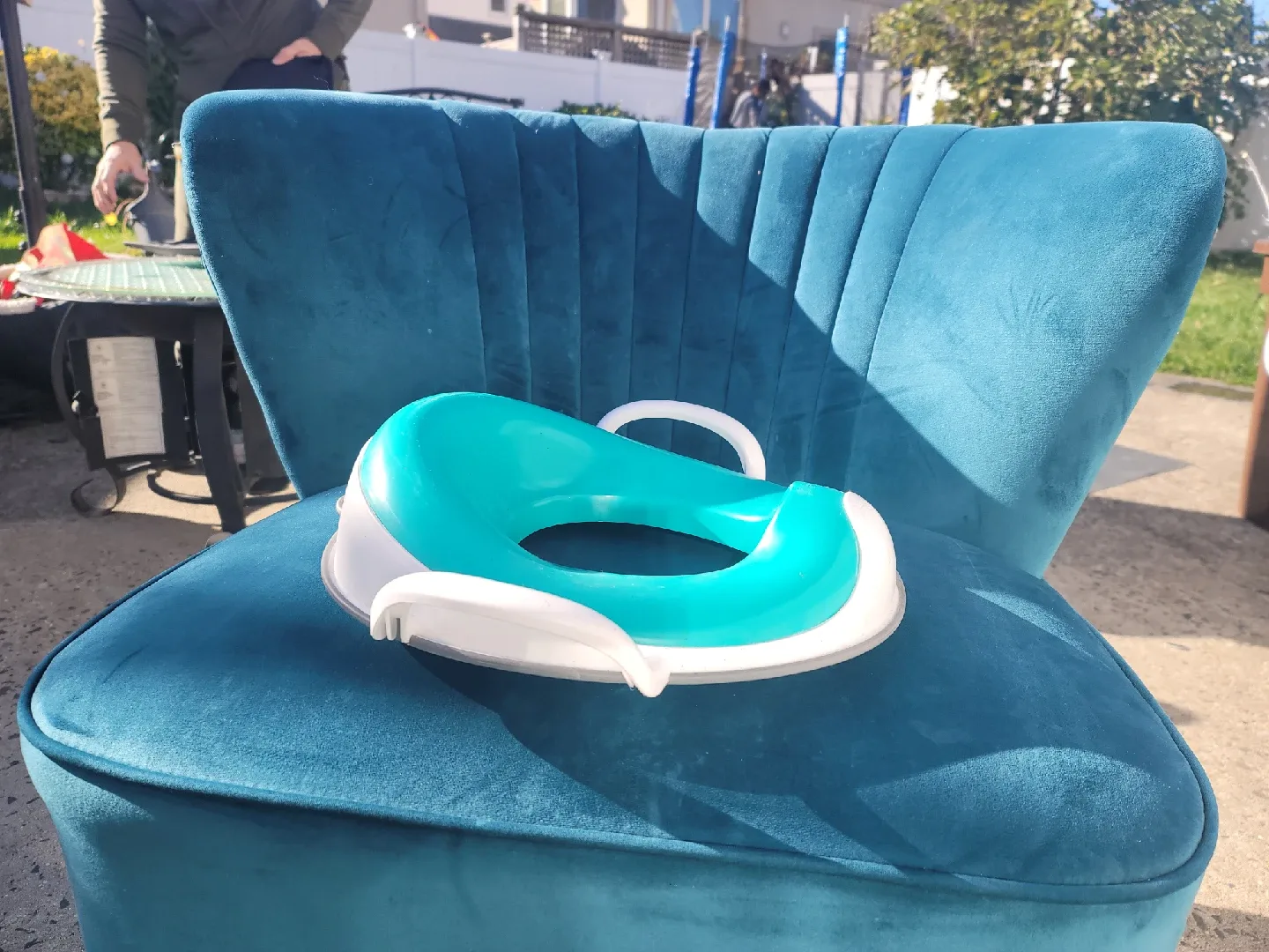 Turquoise & White Potty Seat image indicator(2)