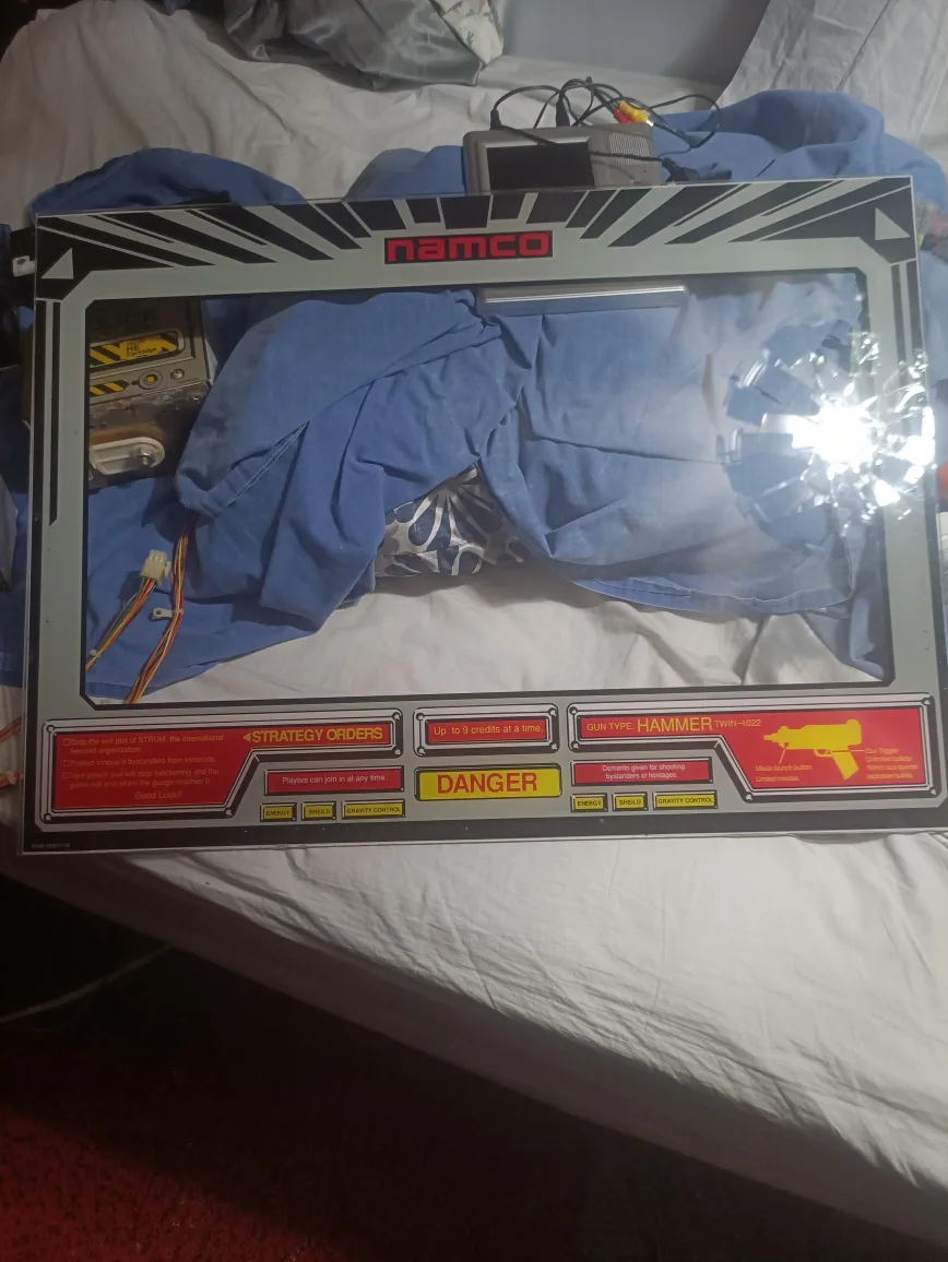 steel gunner 2 bezel arcade machine