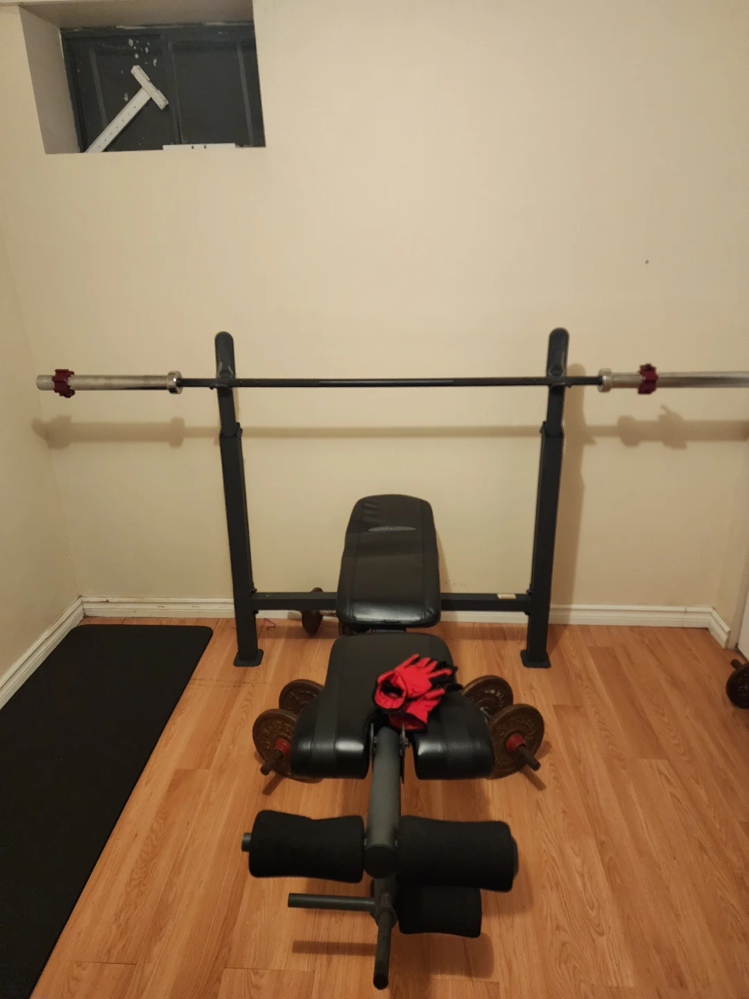 Weight Bench with Barbell - photo 2