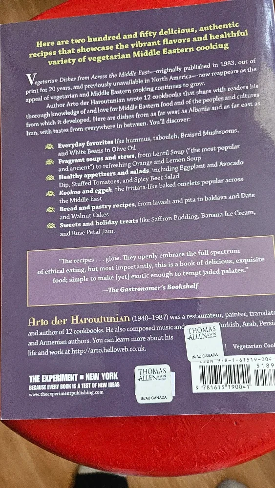 The Vegetable Book/ Vegetarian Dishes ...Middle East image indicator(5)