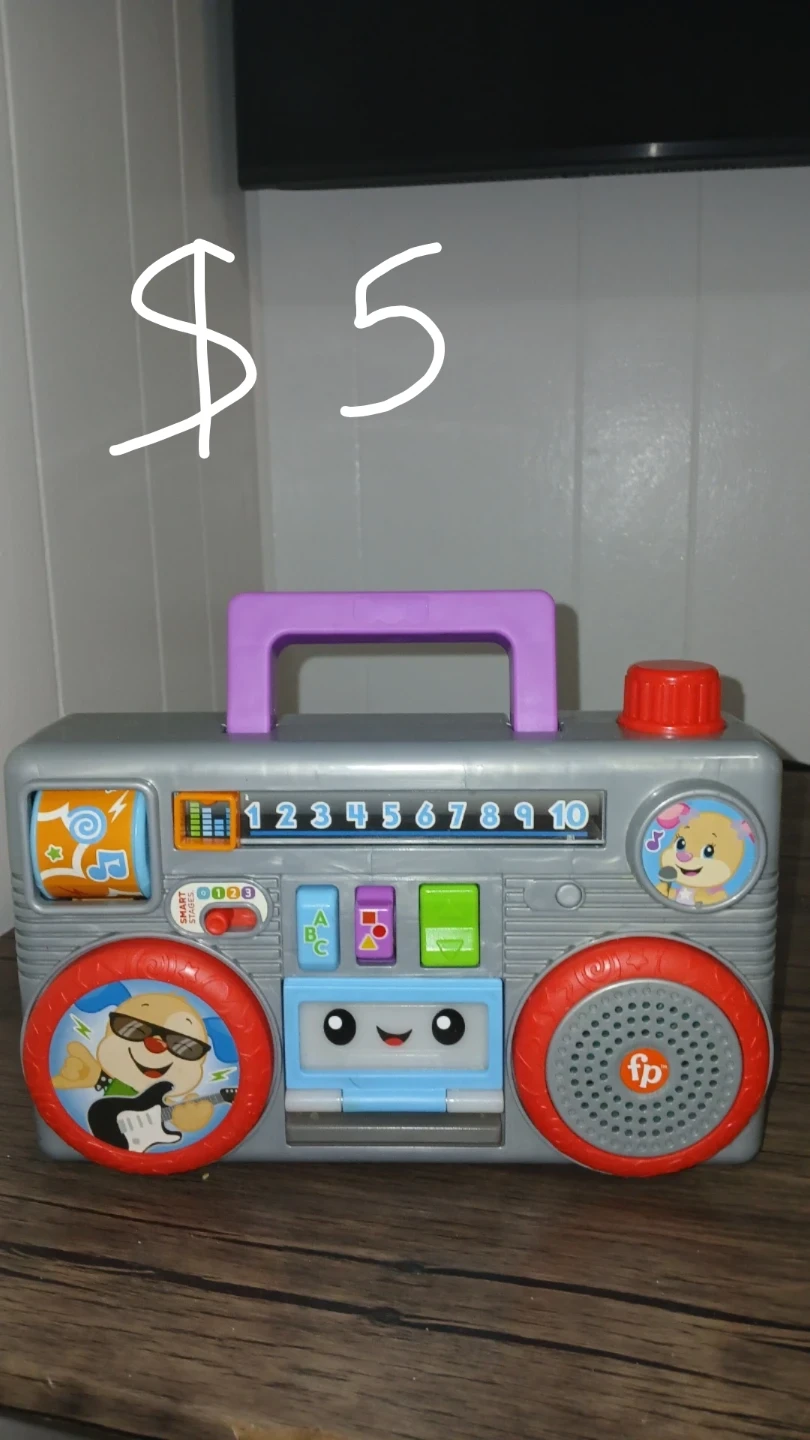 Fisher-Price Laugh & Learn boombox