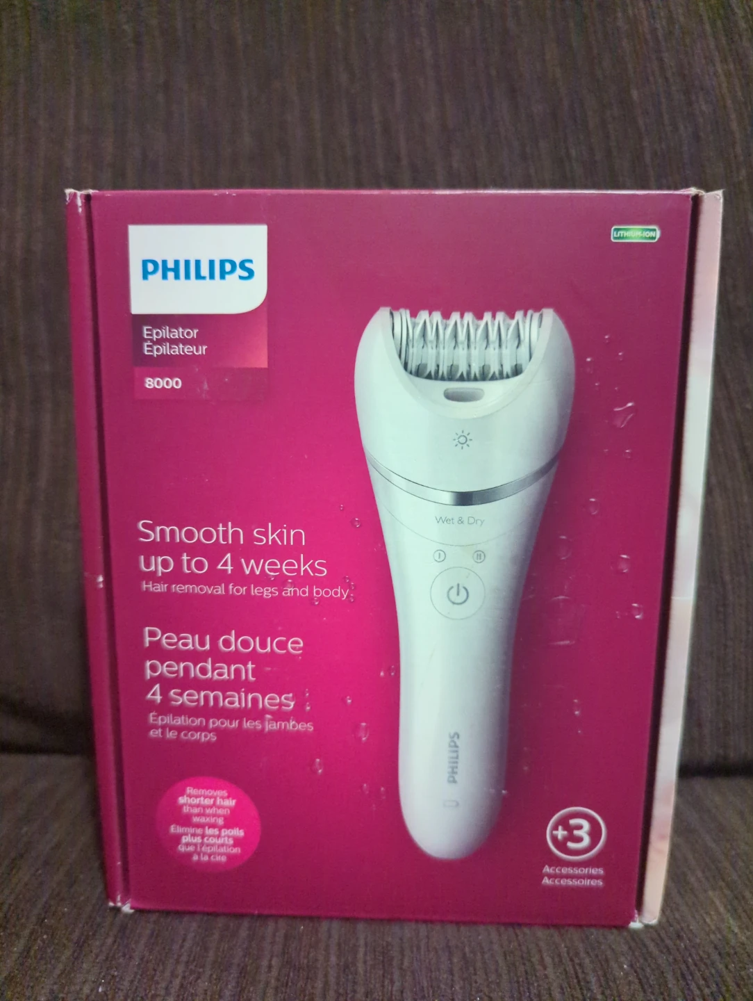 Philips Female Grooming Epilator Series 8000