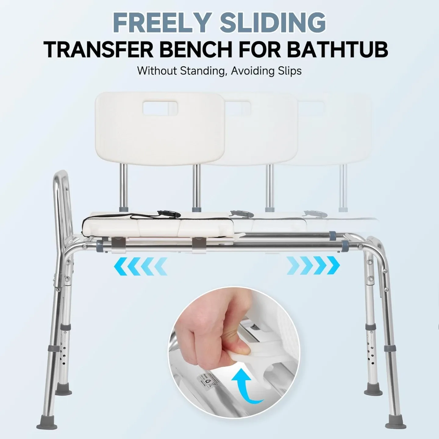 Sliding Bathtub Shower Chair BNIB image indicator(6)