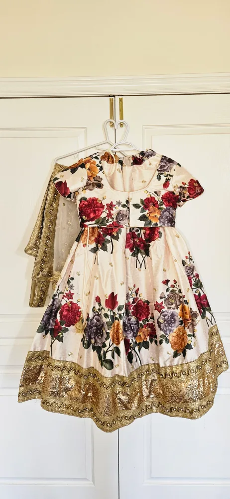 Floral Lengha Choli Set