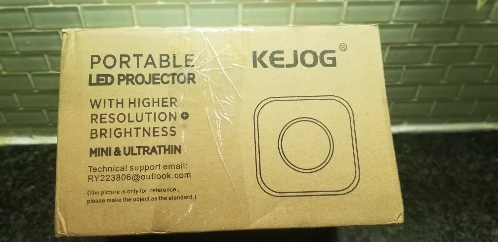 KEJOG Portable LED Projector - New in Box!