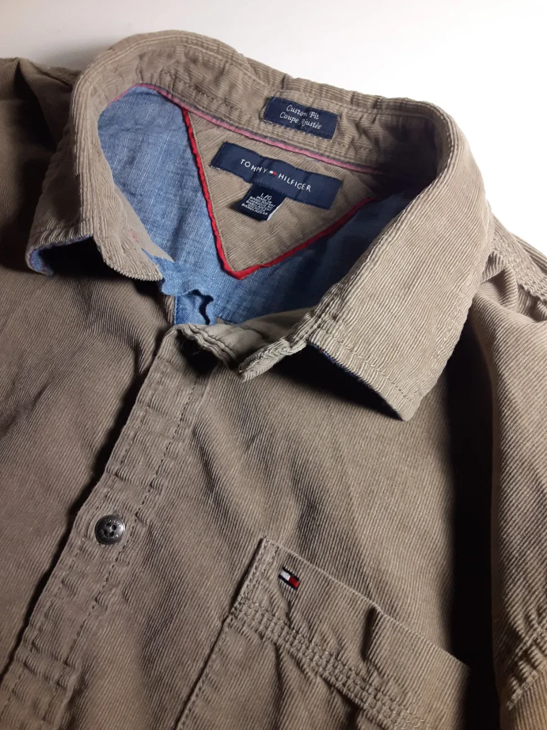Tommy Hilfiger - Corduroy Long Sleeve Shirt | S: LG