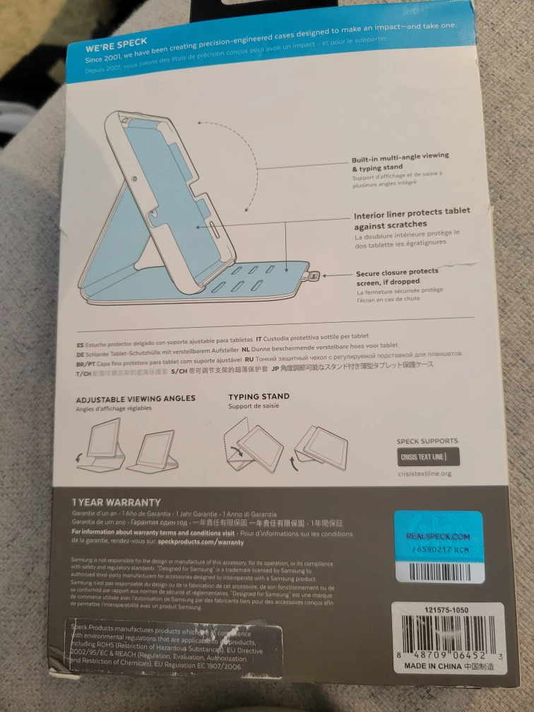 Speck Balance Folio Samsung Galaxy Tab A 8.0 Case - photo 2