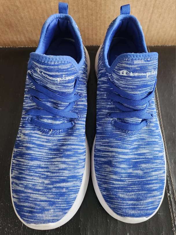 Champion Memory Foam Blue & White Sneakers - Size 10 - photo 2