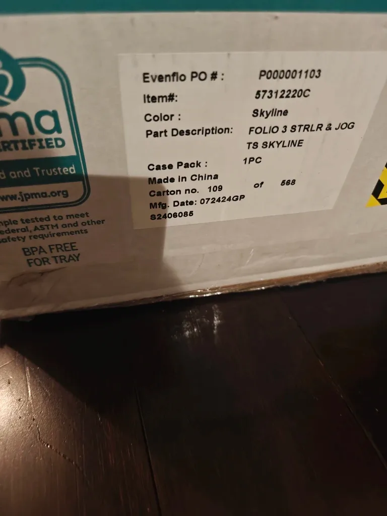 Evenflo Folio3 Stroll & Jog Travel System - Skyline image indicator(5)