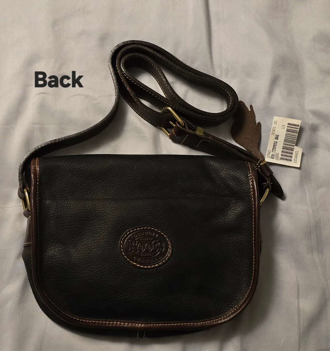 BRAND NEW! Vintage Roots Stephys Leather Crossbody Bag! image indicator(7)