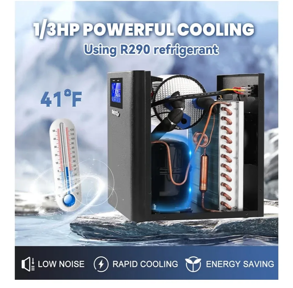 Poafamx Cold Plunge Tub Chiller image indicator(4)
