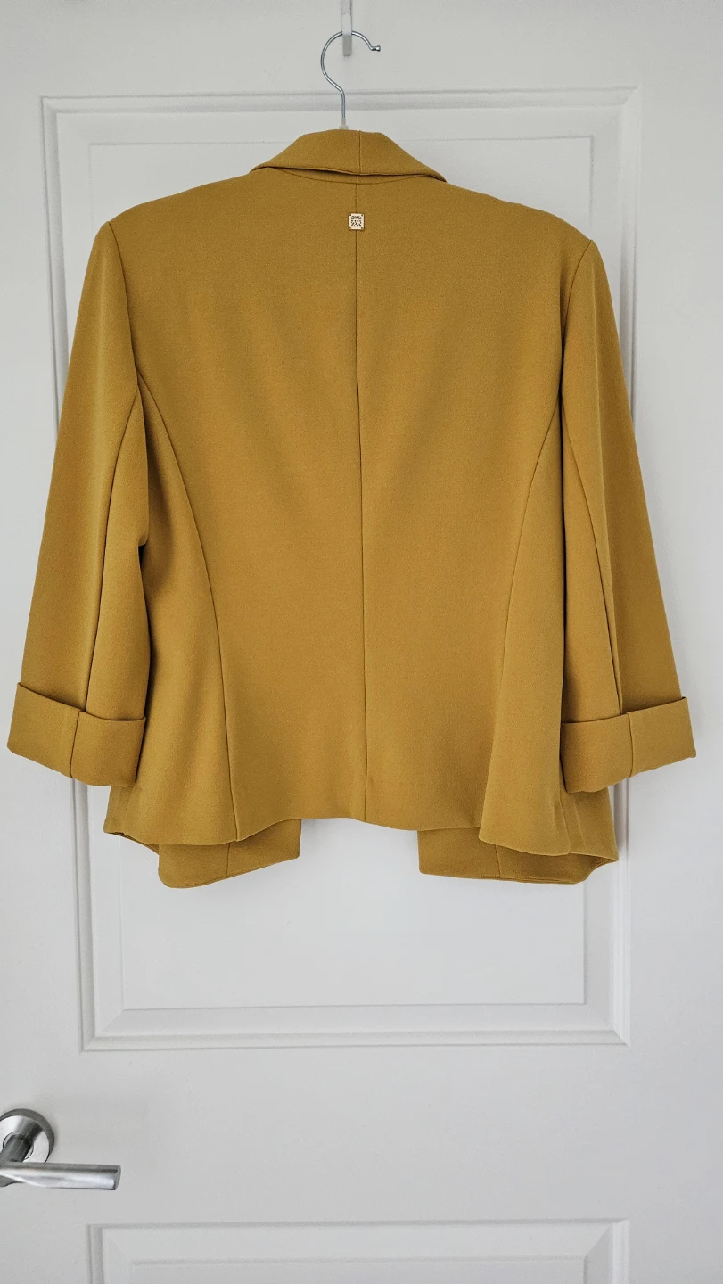 Anne Klein Women's Blazer - Size M (fits Large), mustard colour - photo 5