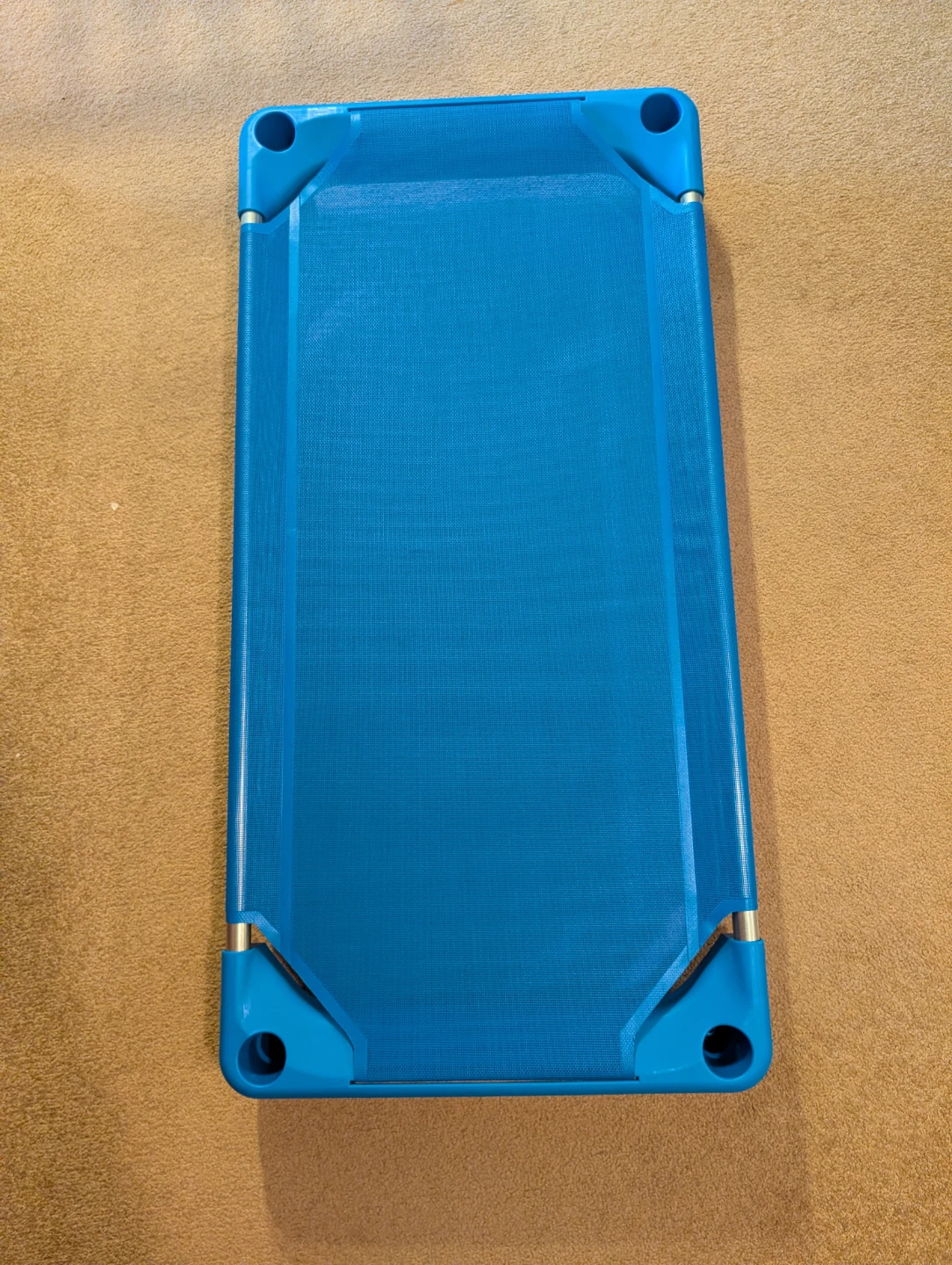 Blue Toddler Cot - 48x22 Inches