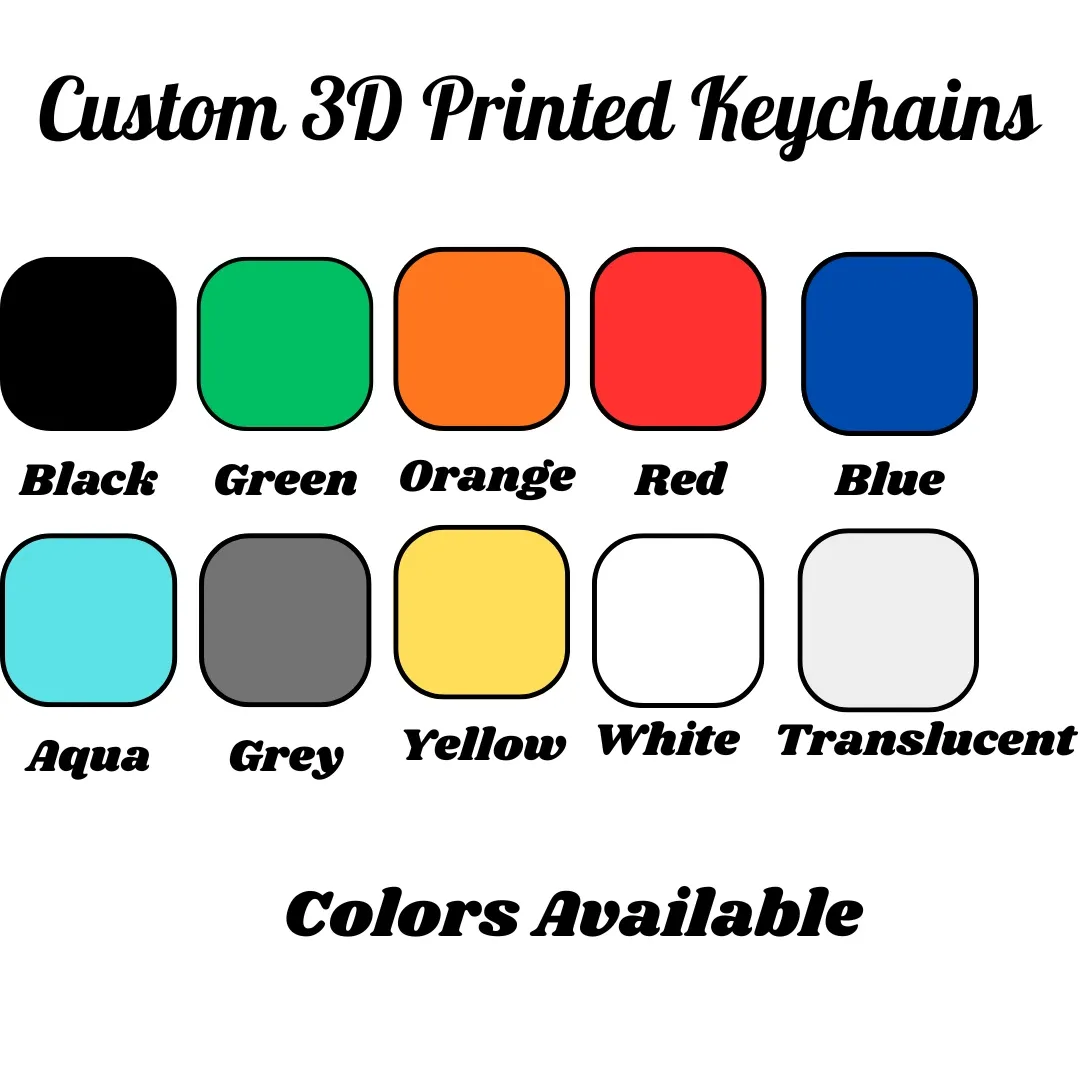 Perfect Christmas Gift - Custom 3D Printed Keychains image indicator(5)